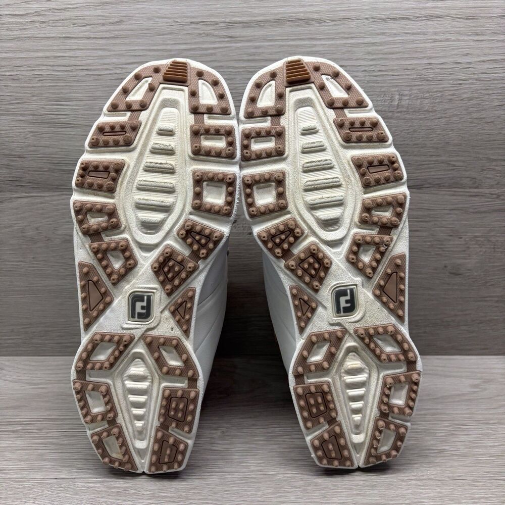 FootJoy Women’s Pro SL Golf Size 8 White/Rose Spikeless Sneakers - Picture 5 of 13